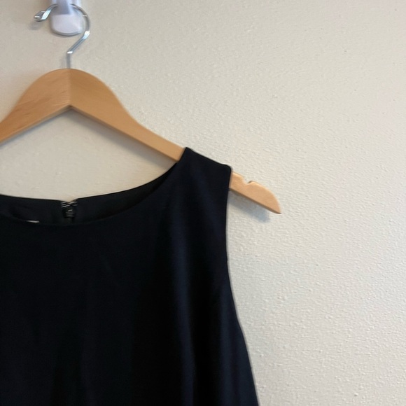 NWT Talbots Black Sleeveless Boat Neck Mini Sheath Dress - Picture 7 of 11